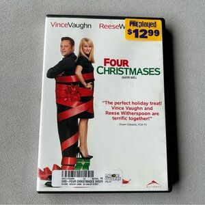 3 for $15 ~ Four Christmases ~ Vince Vaughn Reese Witherspoon ~ DVD